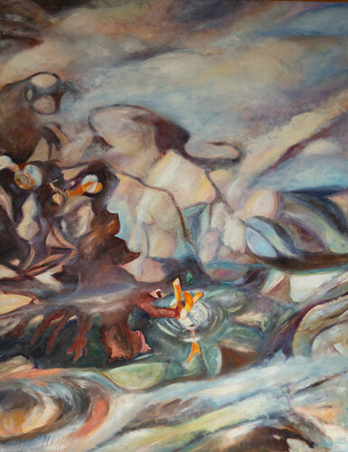 Algen in den Wellen de Ute Meyer, Pintura a la venta en Singulart