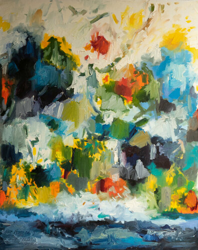 Farbwasser von Ute Meyer, Malerei kaufen auf Singulart