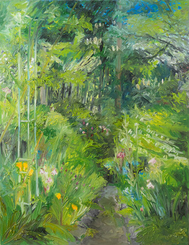Gartenpfad II di Ute Meyer, Pittura in vendita su Singulart