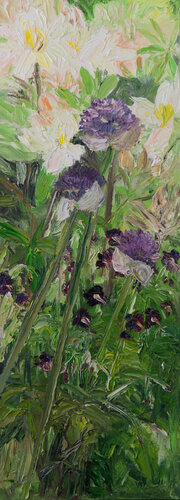 Rhododendron III von Ute Meyer, Malerei kaufen auf Singulart