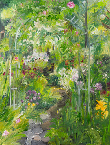 Rosenbogen I by Ute Meyer, Painting for Sale on Singulart