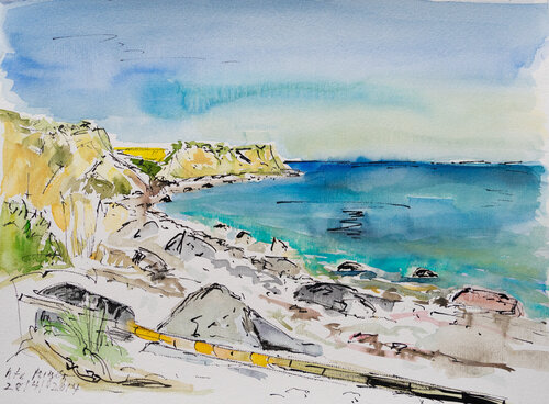 Tranderup /Ærø/ DK by Ute Meyer, 油畫 for Sale on Singulart