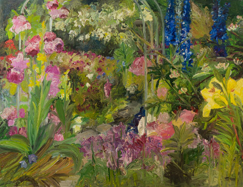 Rosenbogen di Ute Meyer, Pittura in vendita su Singulart