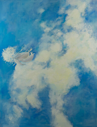 In der Luft schwebend di Ute Meyer, Pittura in vendita su Singulart