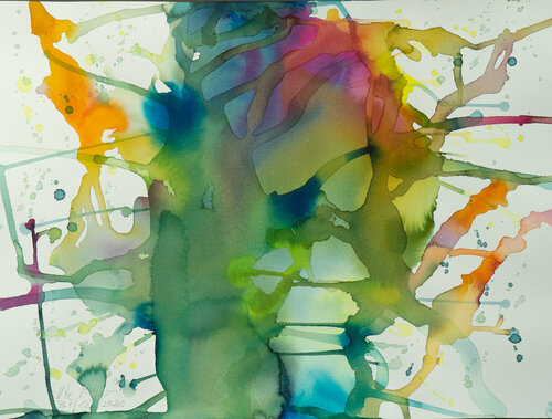Flowing 3 de Ute Meyer, Obra en papel a la venta en Singulart