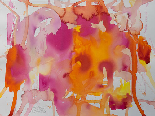 Flowing 1 de Ute Meyer, Obra en papel a la venta en Singulart