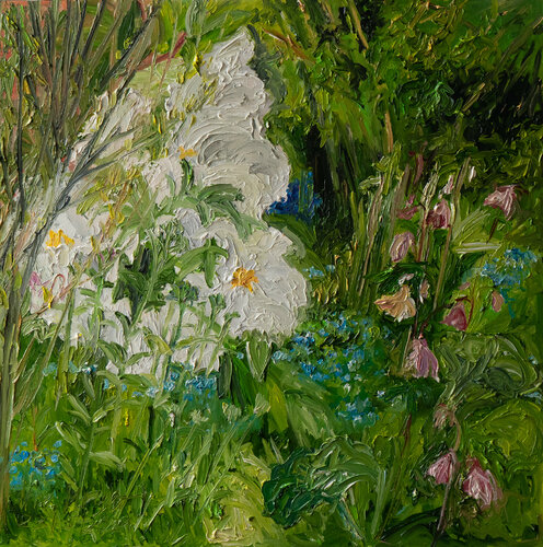 Weiße Päonie di Ute Meyer, Pittura in vendita su Singulart
