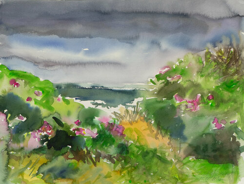 Vejsnaes/ Ærø/ DK di Ute Meyer, Opera su carta in vendita su Singulart