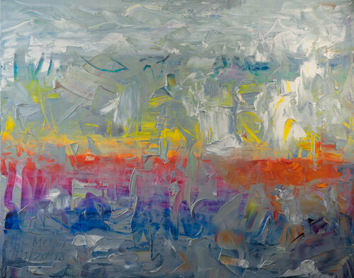 Wandel  / Was bringt das neue Jahr? di Ute Meyer, Pittura in vendita su Singulart
