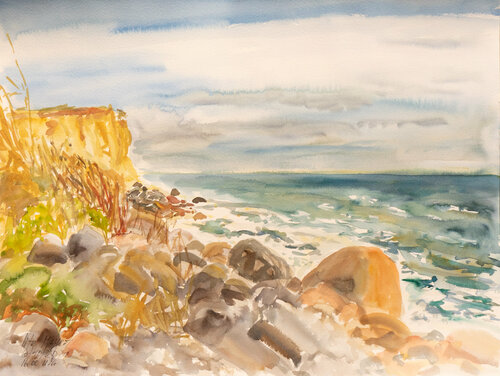 Oldemark/ Ærø/ DK di Ute Meyer, Opera su carta in vendita su Singulart