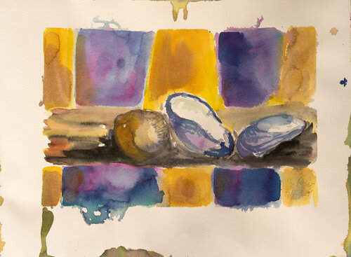 Muscheln by Ute Meyer, Work on Paper for Sale on Singulart
