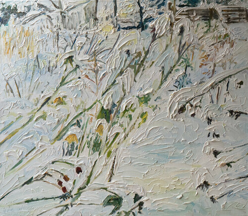 Winterrosen II de Ute Meyer, Pintura a la venta en Singulart