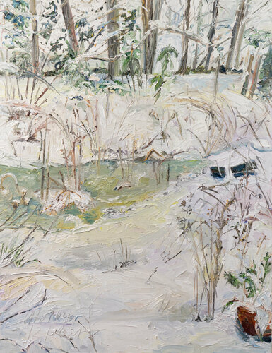 Ausblick auf Schnee de Ute Meyer, Pintura a la venta en Singulart
