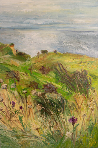 Ostsee / Tranderup Strand/ Ærø von Ute Meyer, Malerei kaufen auf Singulart