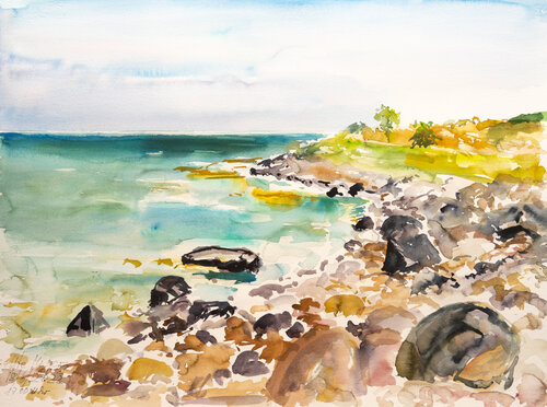 St.Albert/Ærø/ DK di Ute Meyer, Pittura in vendita su Singulart