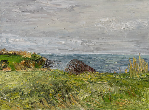 Windiger Tag/Tværby /Ærø von Ute Meyer, Malerei kaufen auf Singulart