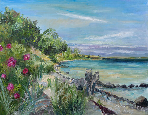 Ostsee / Ærø / Borgnaes Bucht by Ute Meyer, 油畫 for Sale on Singulart