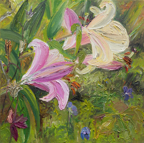 Lilien di Ute Meyer, Pittura in vendita su Singulart