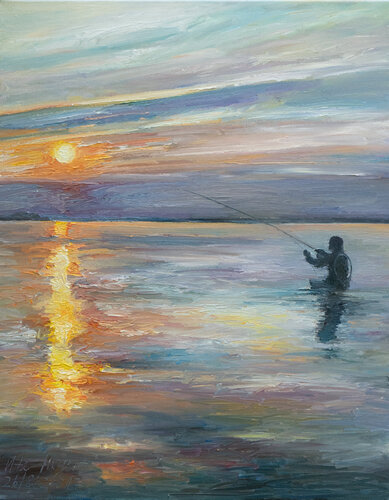 Catching the sun de Ute Meyer, Pintura a la venta en Singulart