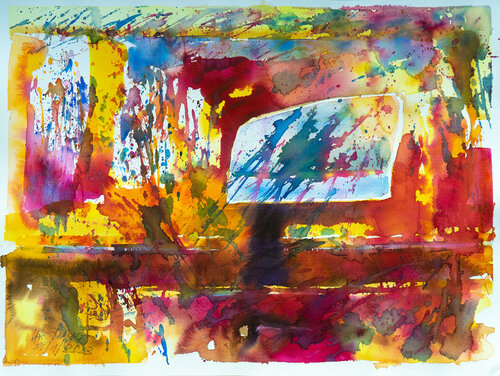 Neujahr 2023 de Ute Meyer, Pintura a la venta en Singulart