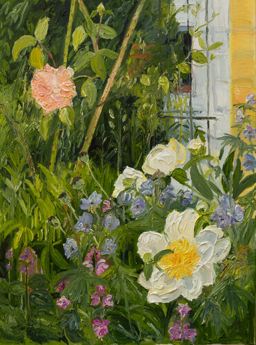 Päonien und Rose von Ute Meyer, Malerei kaufen auf Singulart