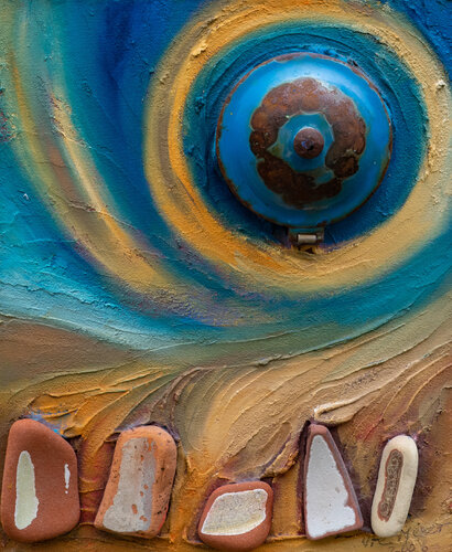 Kannendeckel II di Ute Meyer, Pittura in vendita su Singulart