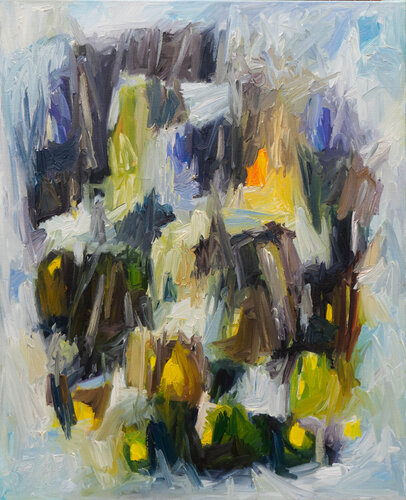 Hoffnung auf Frühling di Ute Meyer, Pittura in vendita su Singulart