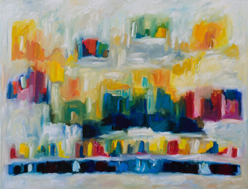 Jahreswechsel V di Ute Meyer, Pittura in vendita su Singulart