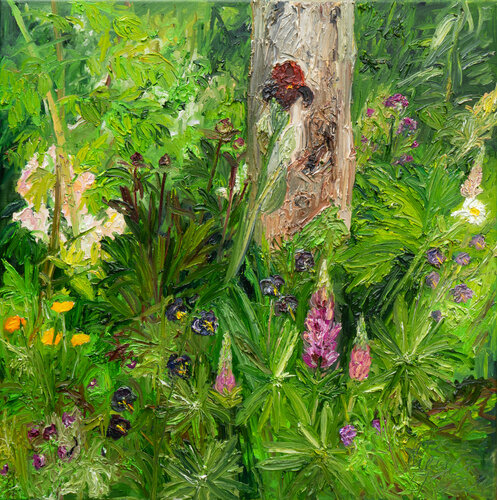 Garten im Juni I von Ute Meyer, Malerei kaufen auf Singulart