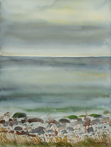 Ostsee / St.Albert / Ærø di Ute Meyer, Pittura in vendita su Singulart