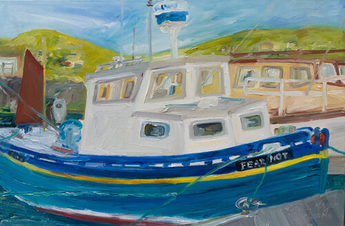 John´s Boot/ Shetland de Ute Meyer, Pintura a la venta en Singulart