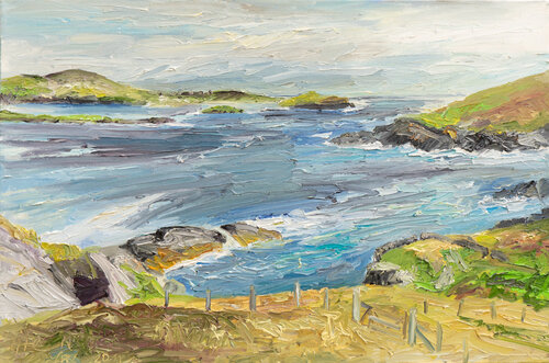 Blick auf Whalsay II/ Lunning/ Shetland Ute Meyer