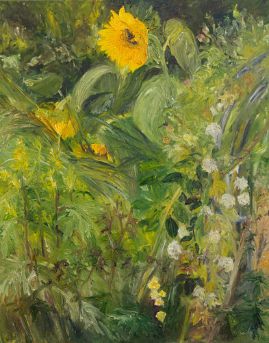 Sonnenblumen van Ute Meyer, Schilderij te koop op Singulart