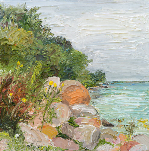Elmelund / Ærø / Ostsee by Ute Meyer, Painting for Sale on Singulart
