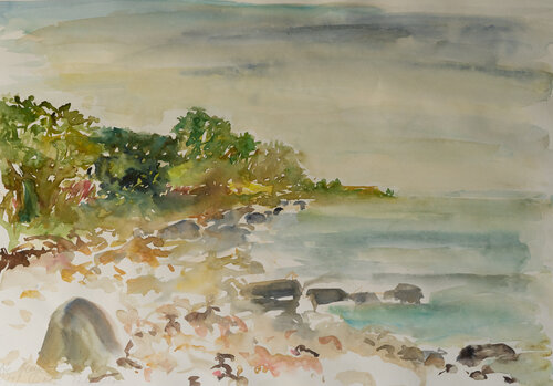 Ostsee / Ærø di Ute Meyer, Pittura in vendita su Singulart