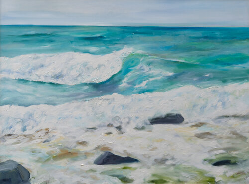 Brandung von Ute Meyer, Malerei kaufen auf Singulart