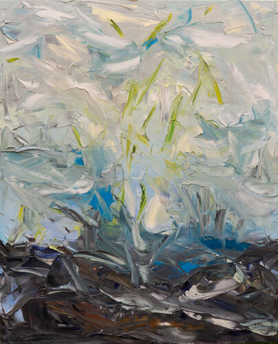 Shades of blue and green van Ute Meyer, Schilderij te koop op Singulart