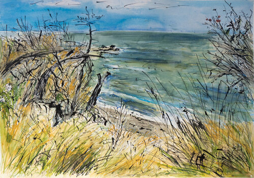 Blick aufs Wasser / Vitsø / Ærø by Ute Meyer, 회화 for Sale on Singulart