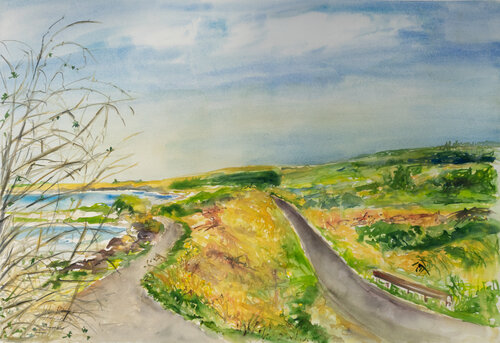 Morgenstimmung / Vitsø / Ærø di Ute Meyer, Pittura in vendita su Singulart
