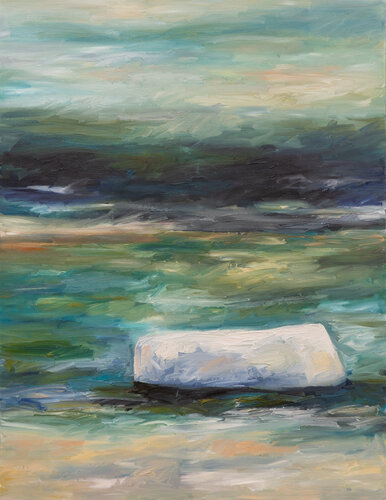 Ruhiger Stein II by Ute Meyer, Painting for Sale on Singulart