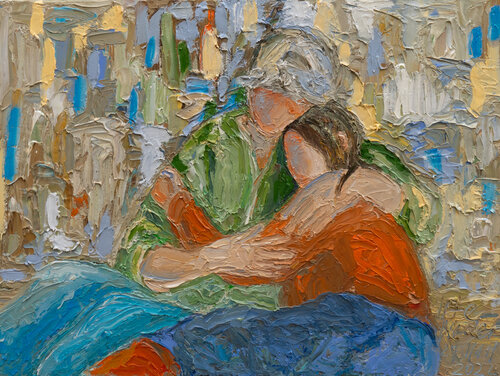 Embracing von Ute Meyer, Malerei kaufen auf Singulart