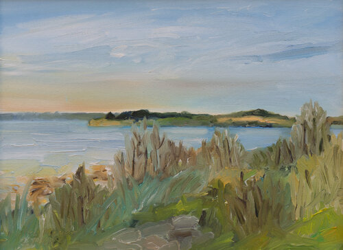 Abendstimmung/Ostseeküste von Ute Meyer, Malerei kaufen auf Singulart