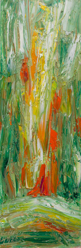 Zwischen den Bäumen by Ute Meyer, Painting for Sale on Singulart