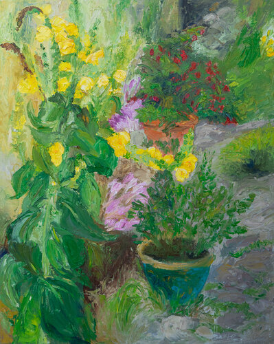 Königskerze by Ute Meyer, Painting for Sale on Singulart