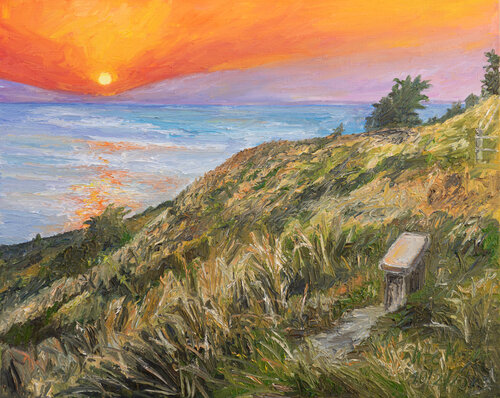Mein Lieblingsplatz / Voderup Klint / Ærø de Ute Meyer, Pintura a la venta en Singulart