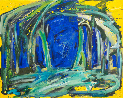 Blauer Wald von Ute Meyer, Malerei kaufen auf Singulart