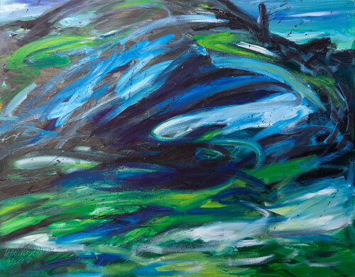 Grünes Wasser von Ute Meyer, Malerei kaufen auf Singulart
