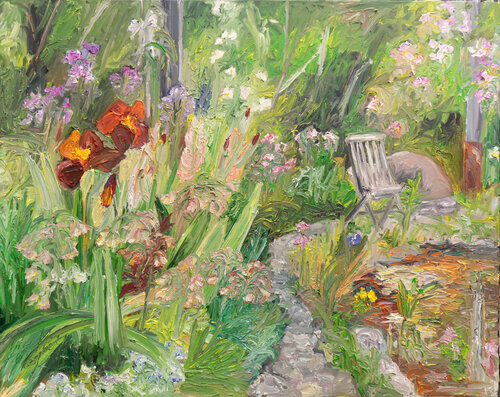 Große Iris Blüten Ute Meyer