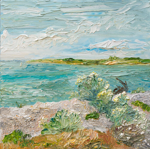 Sommernachmittag / Vitsø / Ærø van Ute Meyer, Schilderij te koop op Singulart
