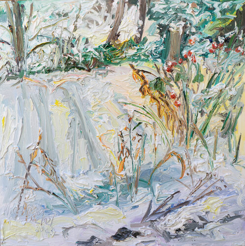 Rote Hagebutten im Schnee Ute Meyer